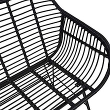 Gartentraum Divano Nero a 2 posti dal Design Moderno - Divano da Giardino Koa