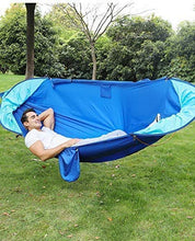 WMYATING Hammock Camping Mosquito NETE Nuovo Automatico Picnic Full Aperto Aperto Anti-Mos-ZQUITO Rollover Canvas Apri rapido Hammock Outdoor Comfort Durata
