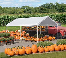 GAZEBO CAR PORT CANOPY 3X6 ACCIAIO BIANCO IMPERMEABILE