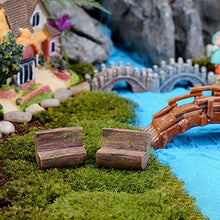 Da.Wa - Mini sedia da giardino con fata, per divano, decorazione per la casa, 2,5 x 1,2 cm