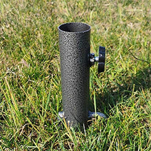 HUSHUI Mandrino da Giardino per Esterni Supporto per Manico per ombrellone