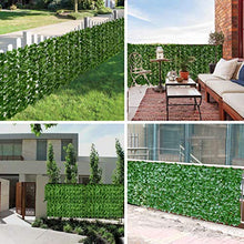 ZOUD - Schermo per recinzione di edera artificiale, 70 x 50 cm, estensibile con foglie di vite, decorazione per casa, giardino, cortile, esterno