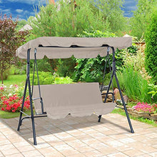 Borlai - Copertura per dondolo da giardino, impermeabile, resistente al sole