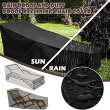 HTLLT Copertura per Sdraio Copertura per Lettino da Giardino Esterno Protezione Antivento E UV Protezione per Mobili da Giardino in Rattan 210D Tessuto Oxford