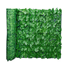 Recinto di edera artificiale, recinto di balcone artificiale, recinto di rattan da giardino, schermo privato per balcone, rotolo di schermatura di edera artificiale