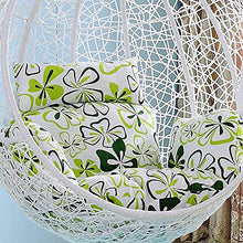 FYKJ Poltrona Sospesa, Cuscino per Sedia Sospesa in Rattan, Cuscino per Dondolo Universale Spesso Sfoderabile E Lavabile Grigio Chiaro