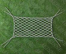 JFFFFWI Rete da Giardino, Rete da carico in Corda Bianca per Rete di Sicurezza per Bambini Balcone Recinzione Rete da Recinzione Patio Protettiva Decorazione da Parete in Cotone per Bambini, per Rin