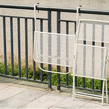 Elegante Semplicità Scaffale Scaffale Sospeso a Parete Scaffali Iron Art Pieghevole Semplice Mini Balcone Tavolo da Appendere Ringhiera in Metallo, 4 Colori, HJJ, bianca, 60x40x39cm