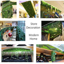 Siepe Artificiale per Balcone 12 Pezzo artificiale bosso Pannelli Topiary Hedge Impianto utilizzare for la protezione UV dello schermo di segretezza esterna e della decorazione dell'interno