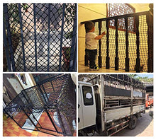 WaiMin Rete di sicurezza for bambini Balcone BHH Rete di protezione for bambini Sicurezza esterna, Nero Bambini Pet Protezione del gatto Rete Balcone Scala sicura Rete tessuta Corda for camion Rete fo