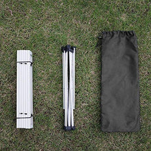 Tavolo Pieghevole da Esterno, Tavolo da Pranzo all'aperto Portatile da scrivania Pieghevole in Lega di Alluminio con Resistente Borsa in Nylon per Campeggio/Escursionismo/Picnic(Piccolo)