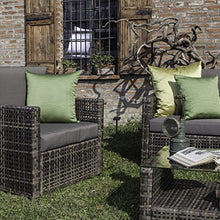 VERDELOOK Dafne, Set Arredo da Giardino, Composto da 1 tavolino, 1 Divano a 2 posti e 2 poltroncine, Marrone