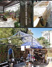 Telone Telo Copertura Impermeabile Trasparente,0,5mm Materiale PVC Pieghevole Antipioggia Plastica Telone,per Balcone,Camper,Gazebo e Giardino,Anti Strappo,Personalizzabile (2.4x5m/7.9x16.4ft)