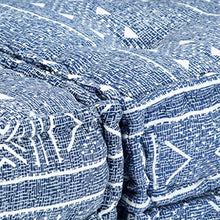 Festnight Divano Letto Modulare a 2/3 Posti in Tessuto Blu,Divano Modulare,Divano Letto Matrimoniale in Tessuto,Divano a 2/3 Posti in Tessuto,Divano in Tessuto (Blu, 200 x 70 x 56 cm)