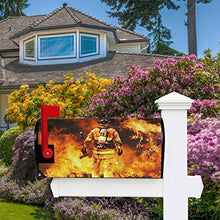 Vigile del fuoco modello casella postale copre giardino magnetico decorazione casa giardino dimensioni standard 53,3 cm x 45,7 cm