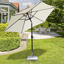 Outsunny Supporto Base per Ombrellone da Giardino in Marmo Peso 29kg 42×42×36cm