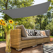 AKTIVE 53918 - Gazebo a Vela per Giardino Grigio Scuro 200x300 cm
