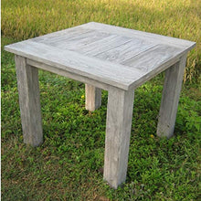 Strandgut07 T80867 Tavolo, Teak, Grigio, 75x75x75 cm