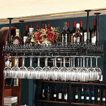 AMBH Bar Rack Hanging Wine Rack |Wine Rack Creativa Calice Rack Europea Capovolto Hanging Cup Holder |Wine Rack Rack Decoration Vino N20.02.11 (Size : 60cm)