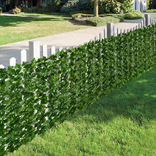 ZOUD - Schermo per recinzione di edera artificiale, 70 x 50 cm, estensibile con foglie di vite, decorazione per casa, giardino, cortile, esterno