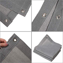 Jonist - Rete ombreggiante con Occhielli Isolamento Termico per Copertura per Piante Parasole per Auto da Esterno Patio o Cuccia (Colore: Grigio, Dimensioni: 1x15m)