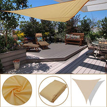 TETHYSUN - Tenda a baldacchino triangolare, 2 x 2 x 2 m, in tessuto Oxford, con corde