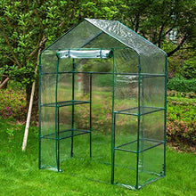 YJFENG Telone Trasparente, Pannello Laterale della Tenda per Isolamento Termico della Serra, PVC Resistente Impermeabile da 0,3 Mm, Protezione Solare Antipioggia, per Giardino