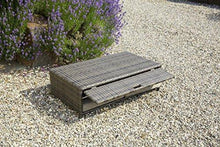 greemotion Bahia Divano da Giardino in Rattan con Isola, 220 kg, Marrone, 118x75x96 cm - Arredi Casa