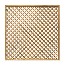 Salone Negozio Online Pannello GRIGLIATO 180X180H Legno di Pino IMPREGNATO MOD.35