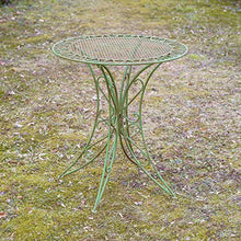 Tavolo da Giardino in Ferro battuto mobili da Giardino Stile Antico Verde