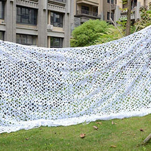 AWCPP Netting Camo Netting Shading Net Camouflage Reticolato per Bambini | Vele Ombrellone Oxford Tenda Di Stoffa Campeio Ornamento Dell'Esercito, Bianco,Bianca,2 * 5M.
