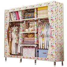 Yuan Ou Armadio Mobili Quando Il Quarto Armadio Non Tessuto Fold Portable Storage Cabinet Camera 128 * 46 * 168cm 3