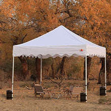 ABCCANOPY Gazebo universale con pesi migliorati per gazebo, tenda istantanea, colore nero