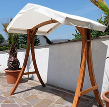 Supporto para dondolo da giardino ARUBA / KUREDO con tetto modello: ARUBA / KUREDO - SUPPORTO di AS-S