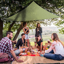 LACKINGONE - Tenda parasole resistente per giardino, cortile, tenda parasole 98% UV Block Triangle