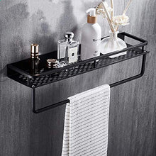 GYCS Mensola per Bagno Mensola per Bagno Nera Spazio per Doccia in Alluminio Mensole angolari Porta Shampoo per Bagno Accessori per portaoggetti da Cucina