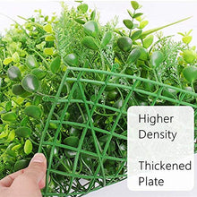 Siepe Artificiale per Balcone 12 Pezzo artificiale bosso Pannelli Topiary Hedge Impianto utilizzare for la protezione UV dello schermo di segretezza esterna e della decorazione dell'interno