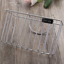 BESTOMZ Alto Scaffale Doccia Mensola da Bagno Cucina in Acciaio Inossidabile Cesto Raccoglitore