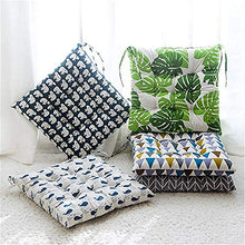 Nicole Knupfer - Set di 4 cuscini per sedia da giardino, cucina, sedia da pranzo, 40 x 40 cm (B rotondo)