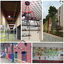 WEIFAN Rete di Sicurezza per Bambini, Rete per Decorazioni Colorate per Asilo, Rete da Arrampicata per Recinzione di Sicurezza per ringhiere per balconi