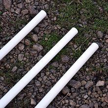 Outsunny Set Palo per Tenda a Vela con Picchetti di Fissaggio e Corda Φ25mm × 3m Bianco