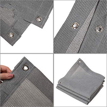 WXQIANG Copertura della Rete Grigia Ombra for Wall Garden Backyard, Panno dello Schermo con Occhielli, Rete UV Resistente dello Schermo di segretezza Protezione Solare, Isolamento Termico