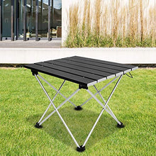 Asixxsix Tavolo Pieghevole, Bellissimo Tavolo da Barbecue con metodo di Fissaggio a X Stabile e Durevole, Lega di Alluminio Portatile per Barbecue da Campeggio