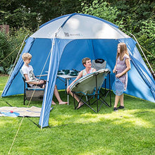 skandika - Padiglione campeggio/giardino - 300x300 cm - altezza 210 cm (blu)