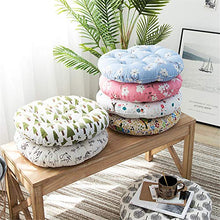 Morbuy Cuscini per Sedia Forma Rotonda, 100% Cotone Spessa Comoda Seduta Traspirante Cuscino per Pavimento per Interno ed Esterno mobili e Arredamento da Giardino (40 * 40,Costume Popolare)