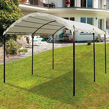 VERDELOOK Onda, Gazebo in Ferro Verniciato 3x4 m, Bianco, coperture e arredo