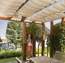 Windhager Tenda Vela Parasole per tendicorda, Protezione Solare, pergola o Giardino d'inverno, 270 x 140 cm, Beige, 10876