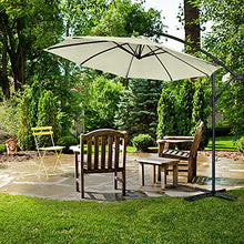 LZQ - Ombrellone da giardino in alluminio, 300 cm, con protezione UV 40+, per giardino, terrazza, balcone