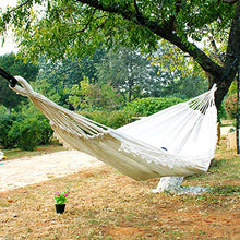 shiftX4 Outdoor Camping Hammock Swing Portatile Appeso Sedia Puro Bianco Romantico Pizzo Fo
