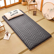 Z&HA Tatami Tappetino, 5 cm di Spessore Tappetino futon MattressTopper Tradizionale Giapponese futon ispessite Queen Size Standard Dimensione Dorm,E,80x190cm